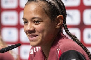 Iman Beney a affiché sa confiance avant le match de dimanche KEYSTONE/PETER SCHNEIDER